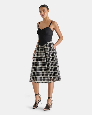 ASTER DRESS BLACK MULTI