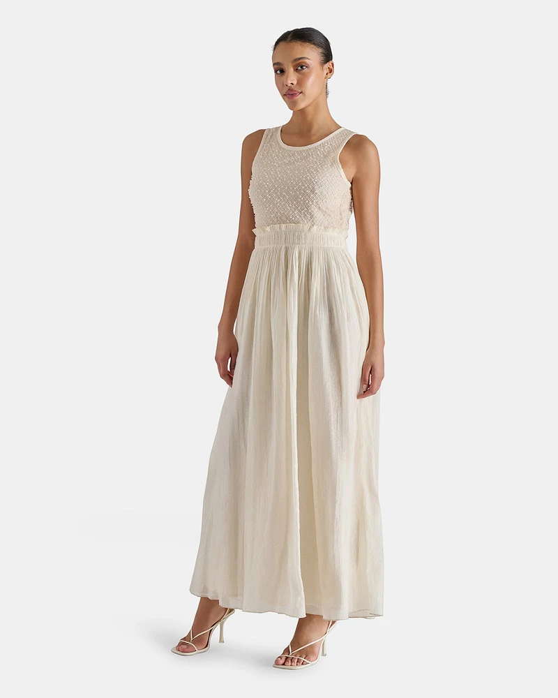 GALLERIA DRESS WHITE