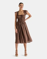 MAEVELYN DRESS BROWN