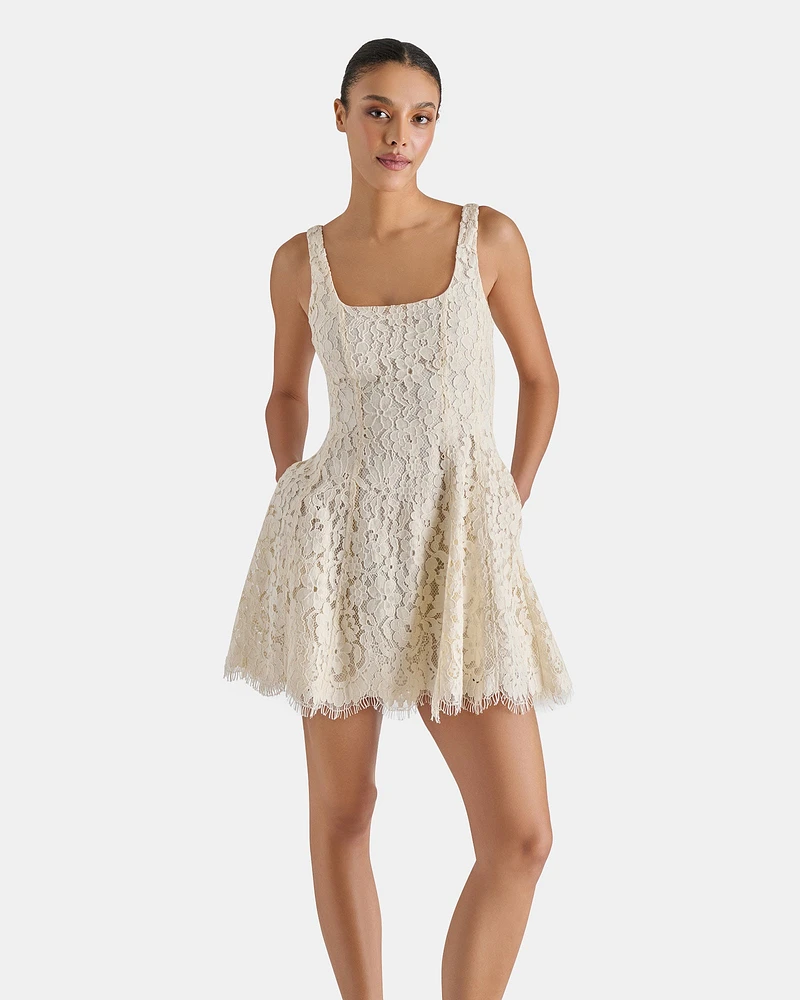 KNIGHTLEY DRESS WHITE