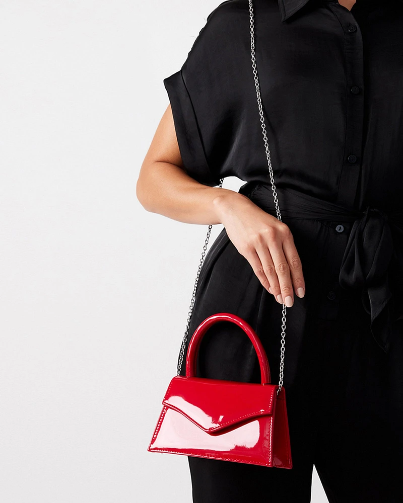 BAMINIA RED PATENT