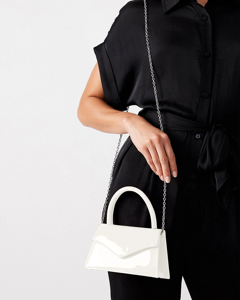 BAMINIA WHITE PATENT