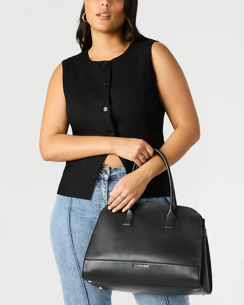BHEIDEE BLACK LEATHER