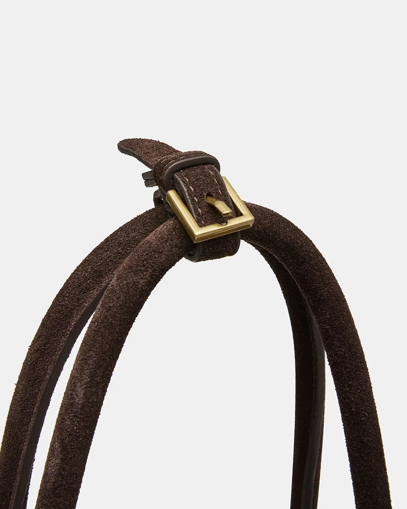 BHEIDEE BROWN SUEDE