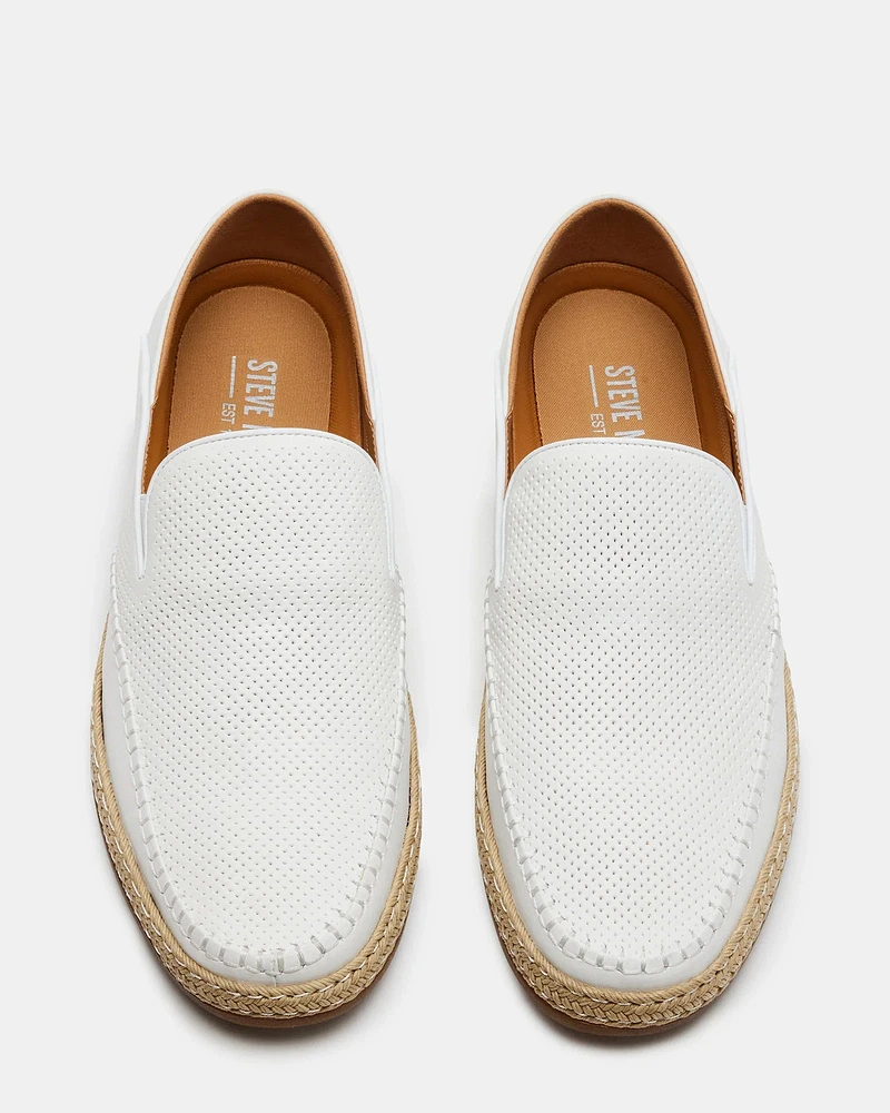CAYDENN WHITE LEATHER