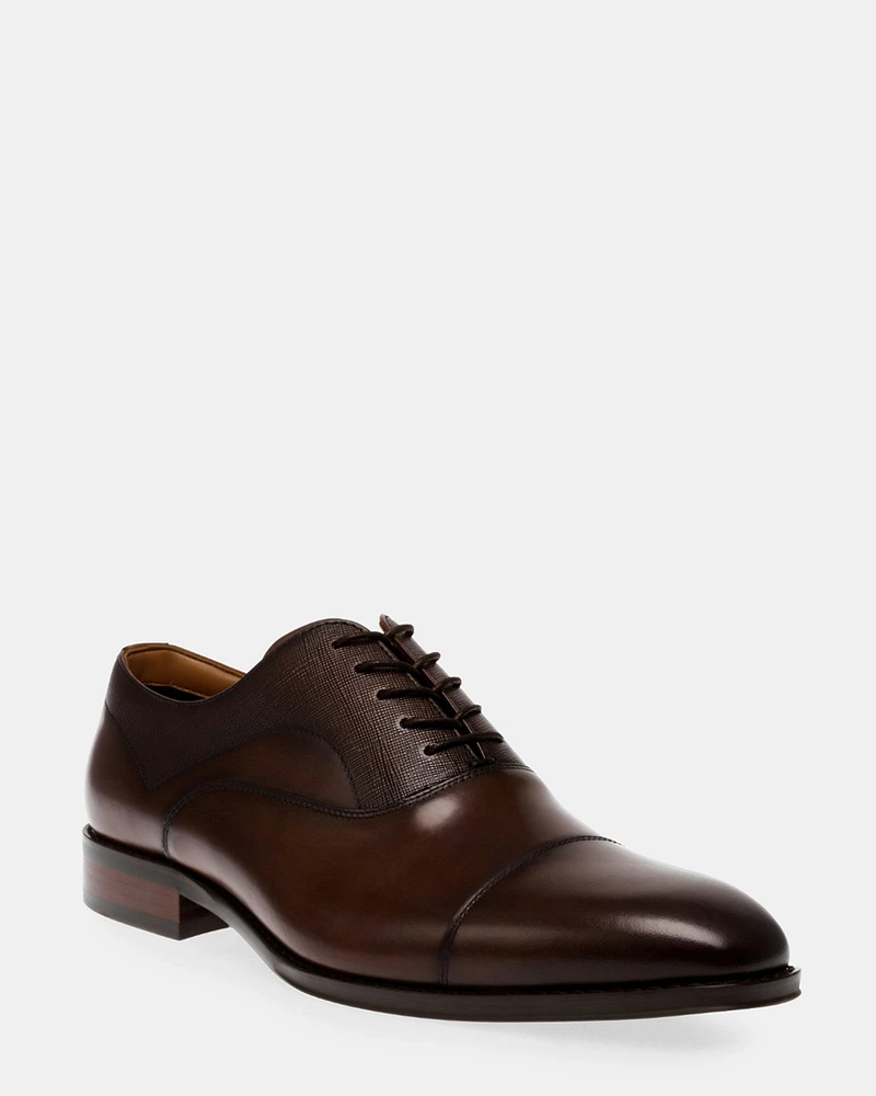 PLAKARD BROWN LEATHER