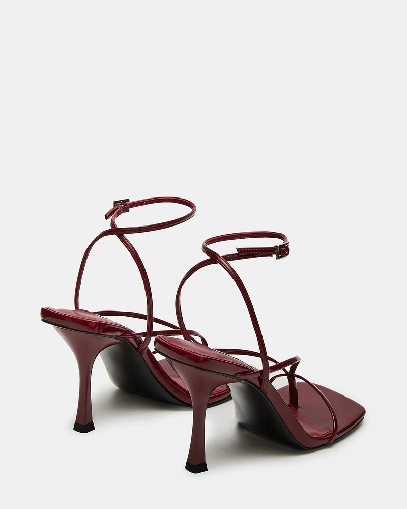 ANNIE BURGUNDY PATENT