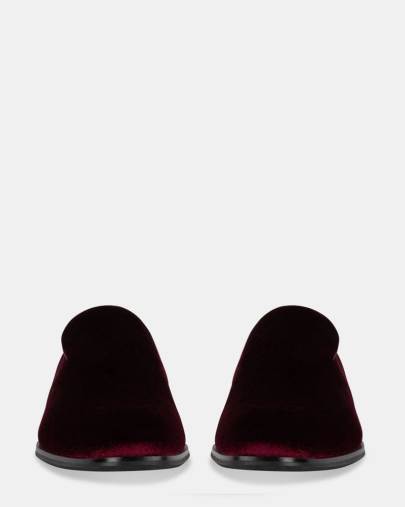 ARLYN BURGUNDY VELVET