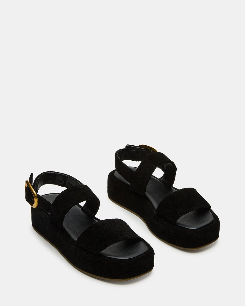 BARONI BLACK SUEDE