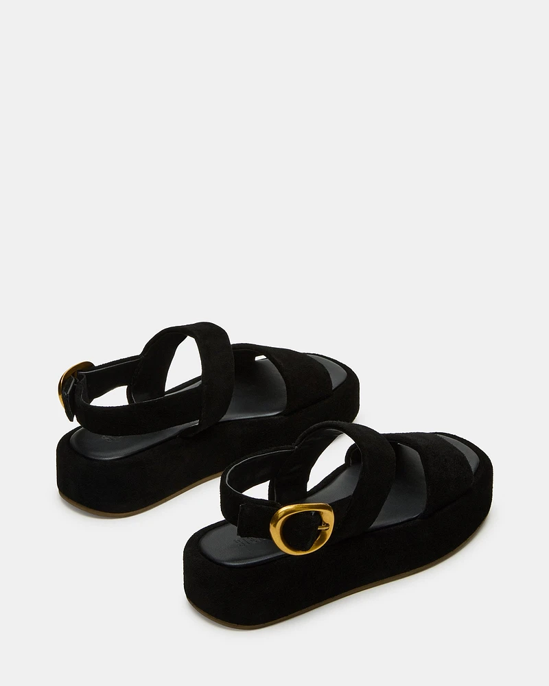 BARONI BLACK SUEDE