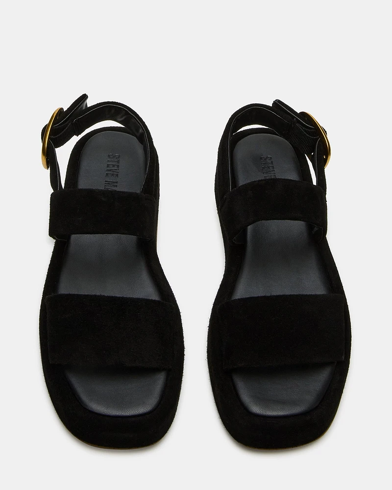 BARONI BLACK SUEDE