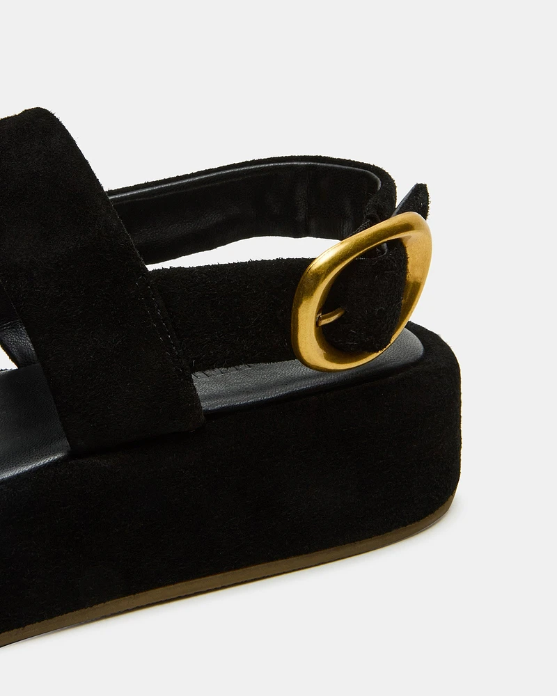 BARONI BLACK SUEDE