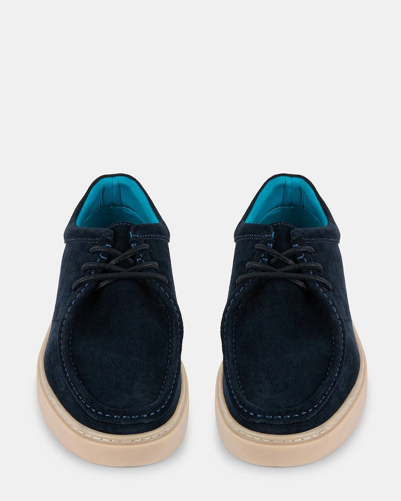 BARRISS NAVY SUEDE
