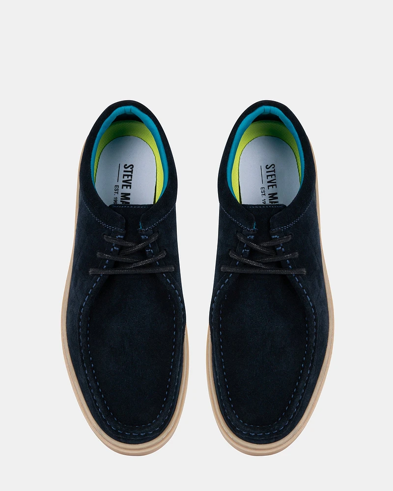 BARRISS NAVY SUEDE