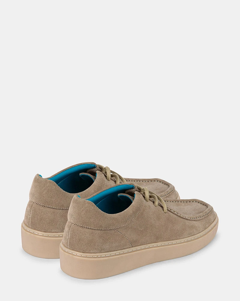 BARRISS TAUPE SUEDE