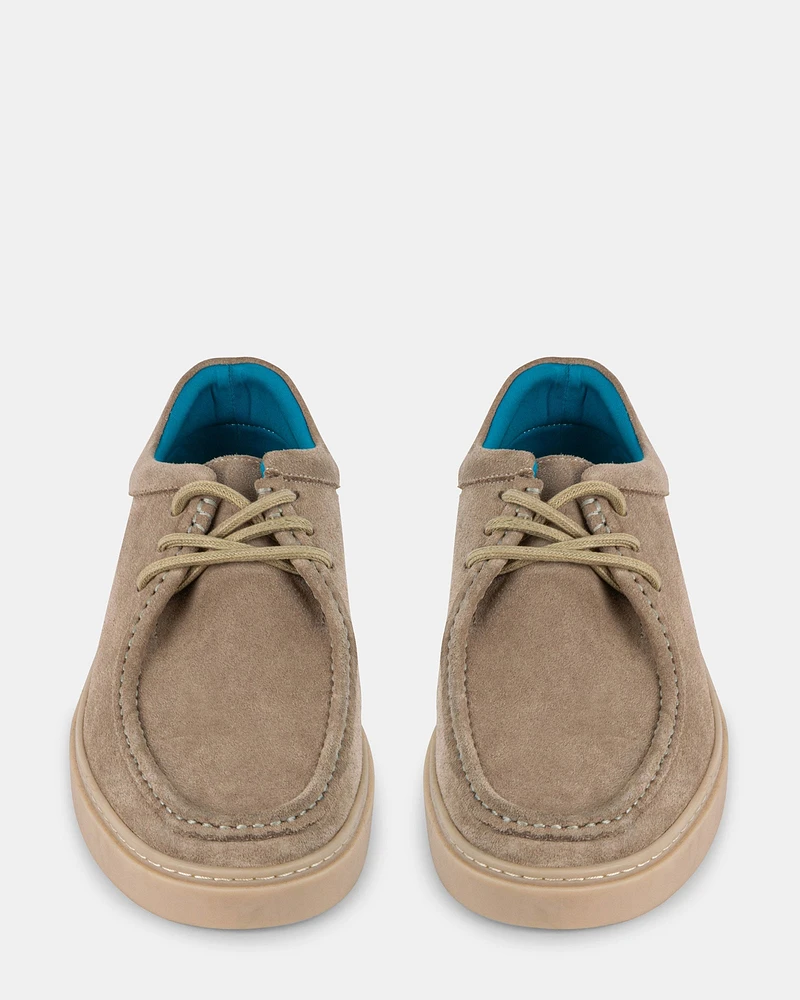 BARRISS TAUPE SUEDE
