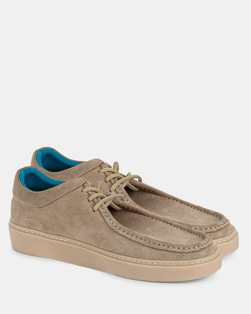 BARRISS TAUPE SUEDE