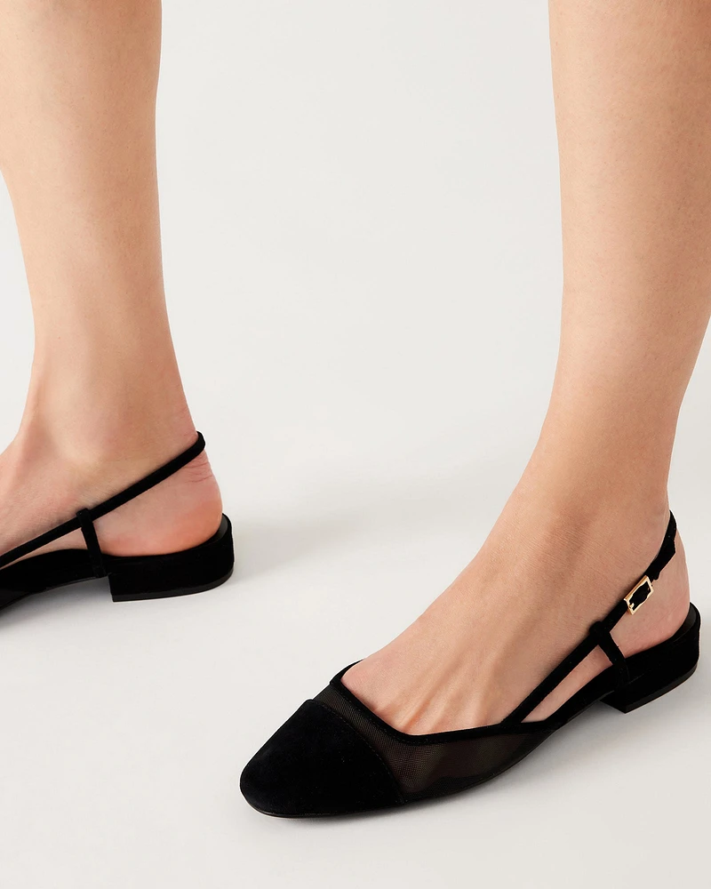 BELINDA-M BLACK SUEDE