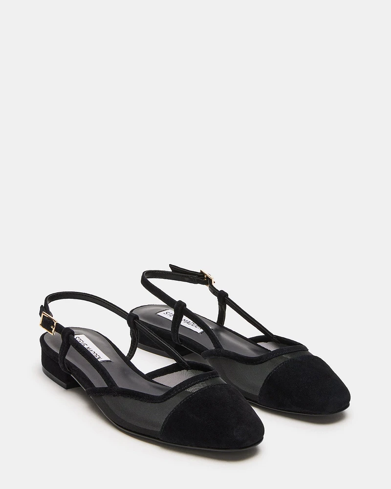 BELINDA-M BLACK SUEDE