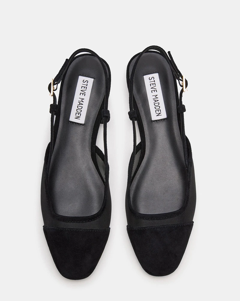 BELINDA-M BLACK SUEDE