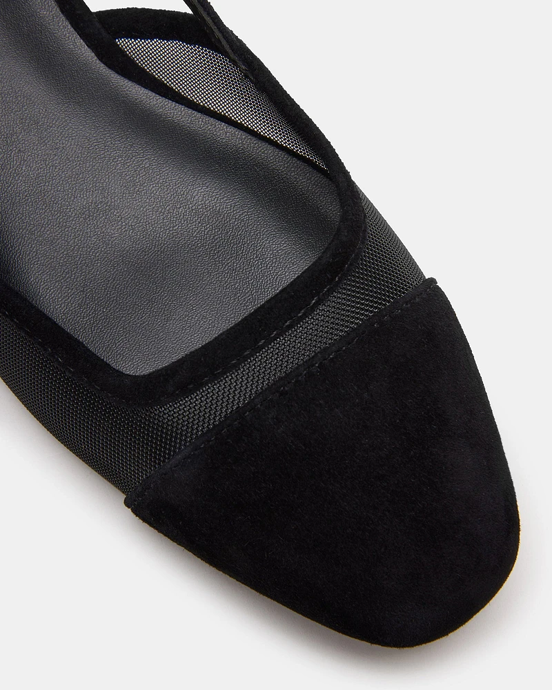 BELINDA-M BLACK SUEDE