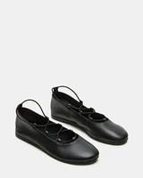 BOMBSHELL BLACK LEATHER