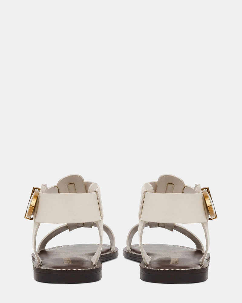 BRAZINN WHITE LEATHER