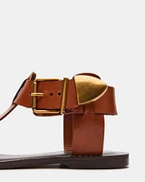 BRAZINN TAN LEATHER