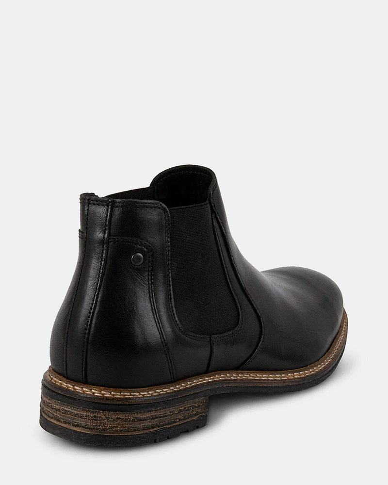 BRITHE BLACK LEATHER