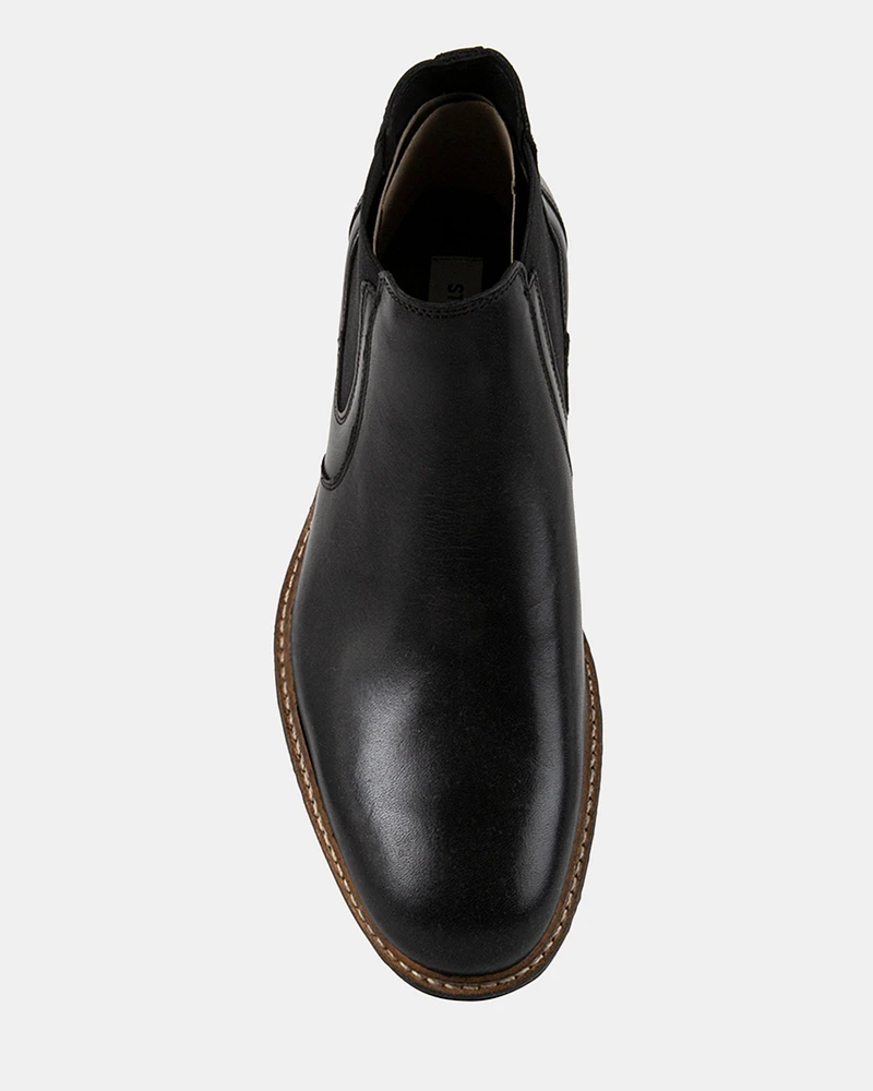 BRITHE BLACK LEATHER