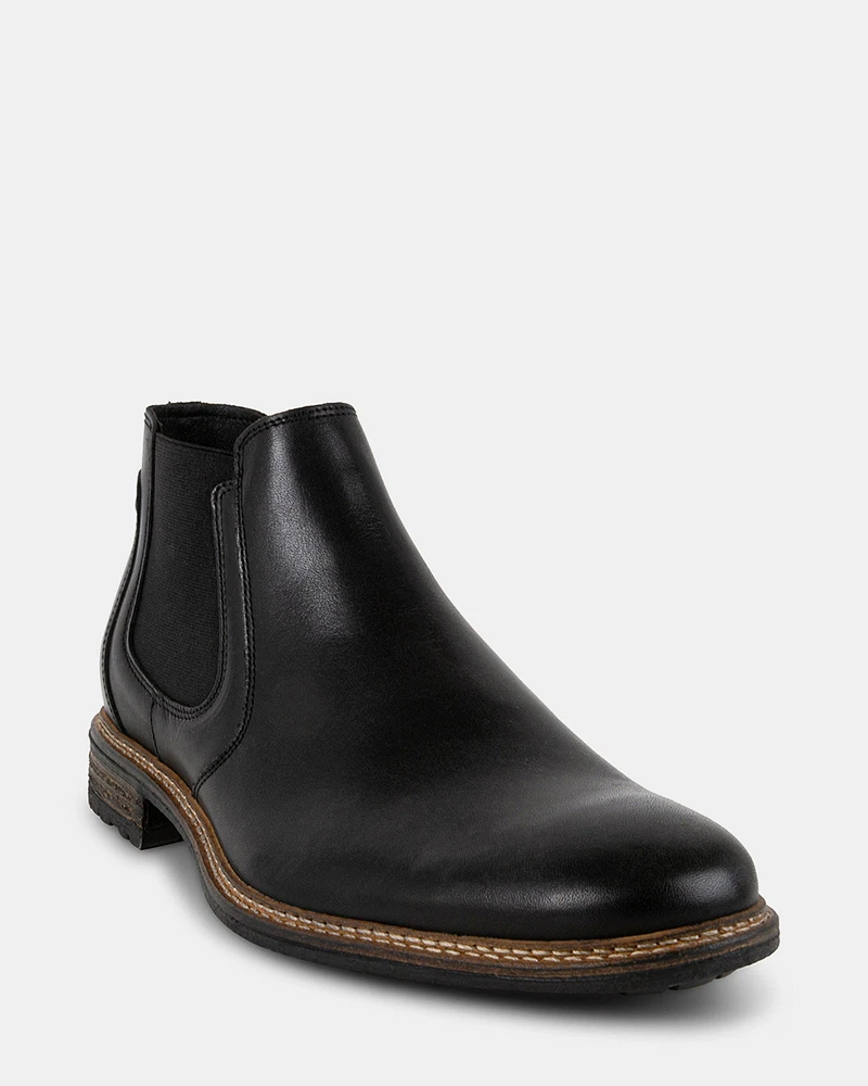 BRITHE BLACK LEATHER
