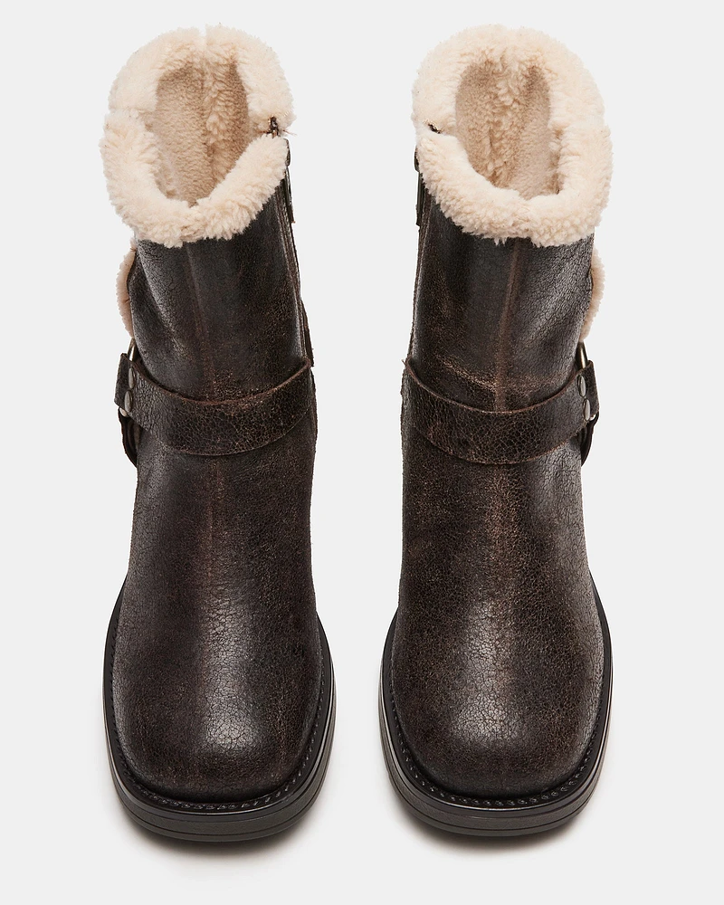 BRIXTON-F BROWN FABRIC