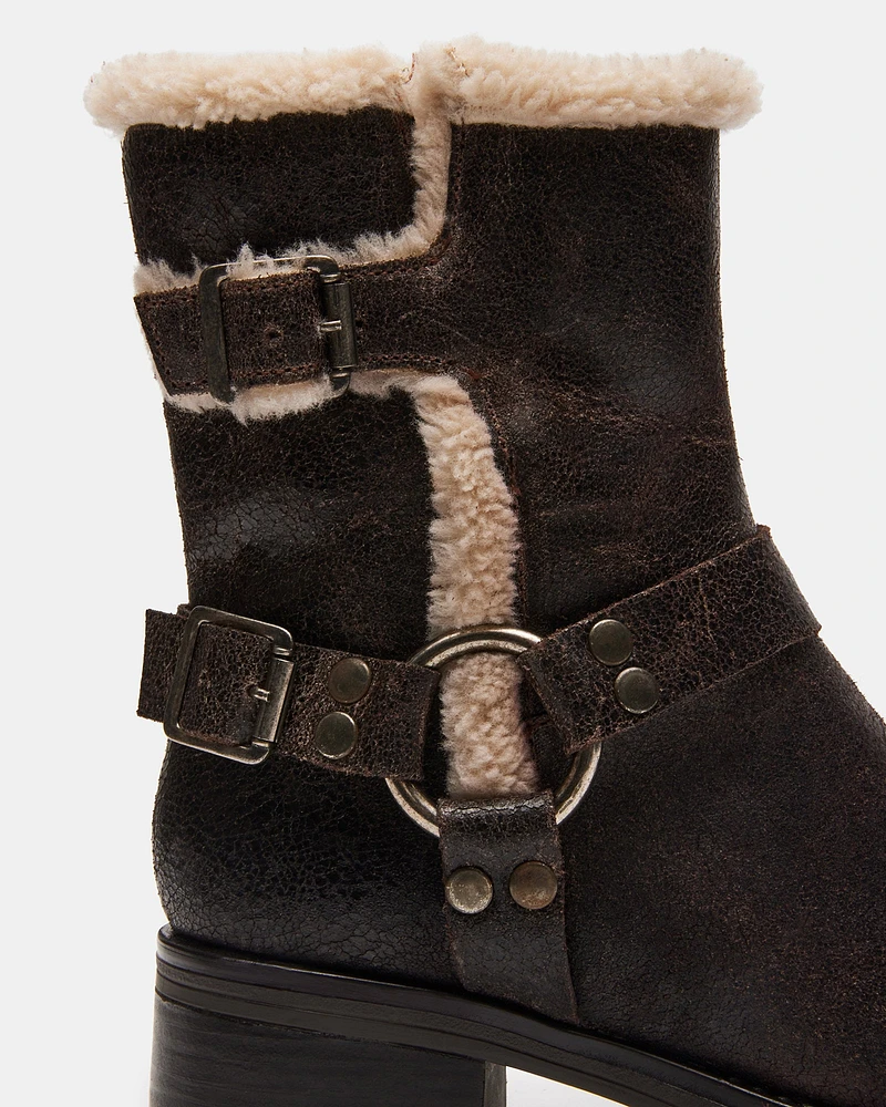 BRIXTON-F BROWN FABRIC