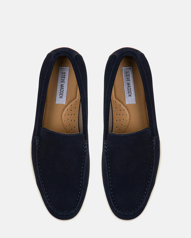 CALIBERR NAVY SUEDE