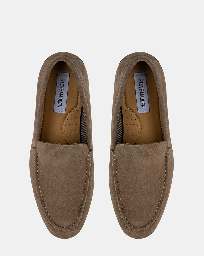 CALIBERR TAUPE SUEDE