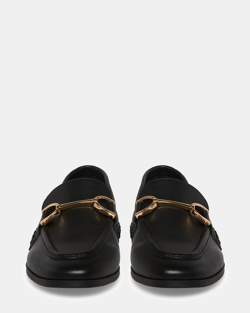 CARRINE BLACK LEATHER