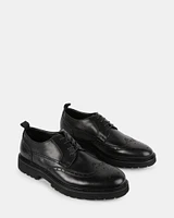 EMMULATE BLACK LEATHER