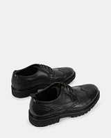 EMMULATE BLACK LEATHER