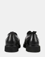 EMMULATE BLACK LEATHER