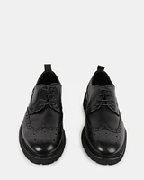 EMMULATE BLACK LEATHER
