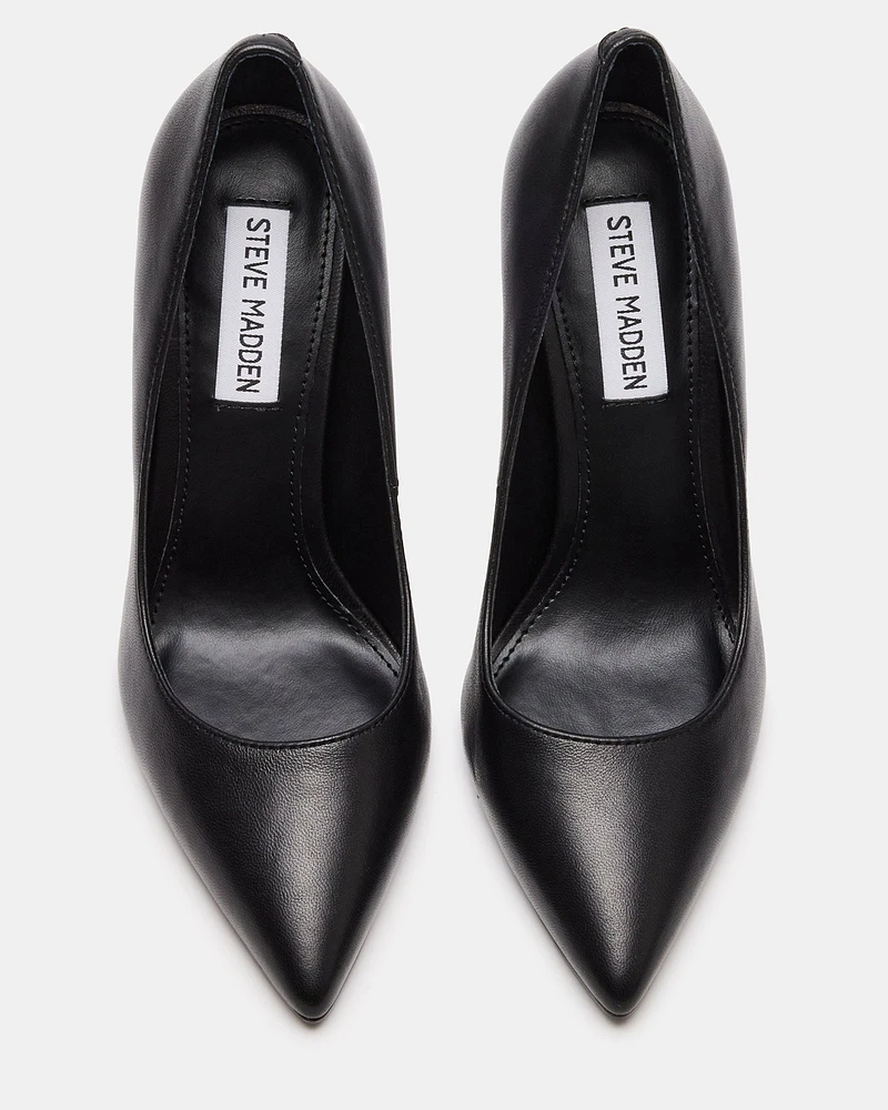 EVELYN BLACK LEATHER
