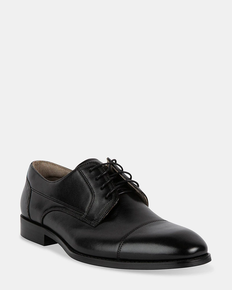 GERALDO BLACK LEATHER