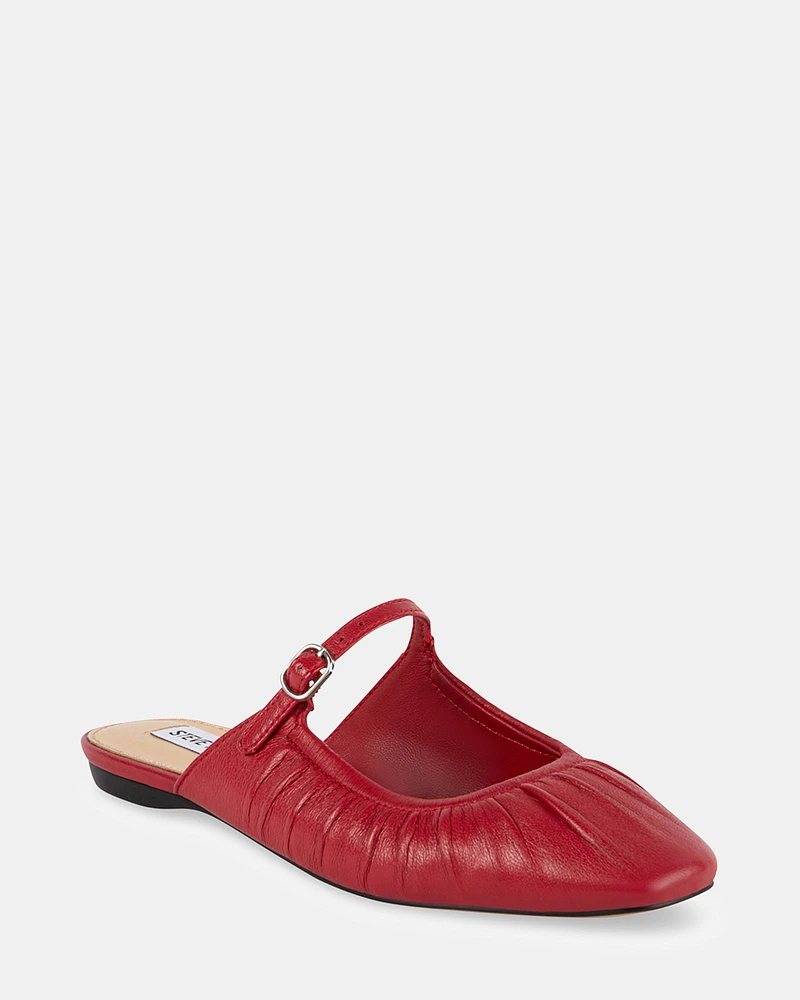 GISELEE RED LEATHER