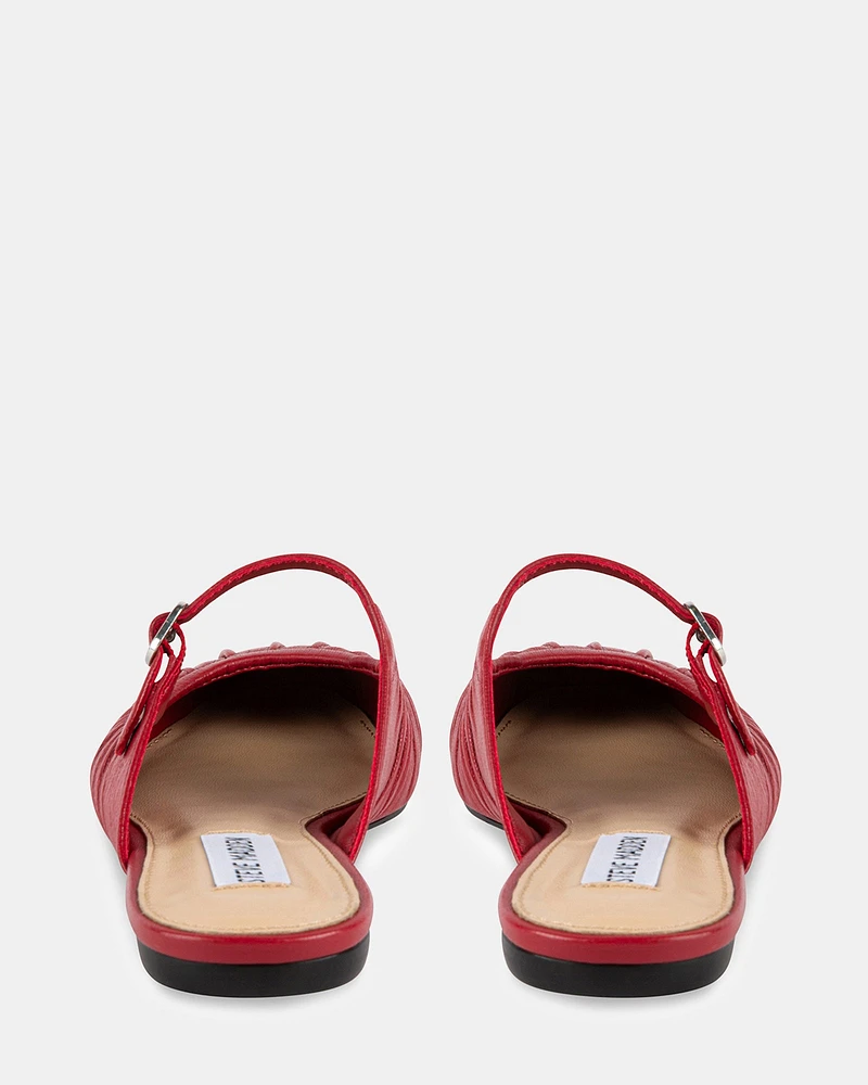 GISELEE RED LEATHER