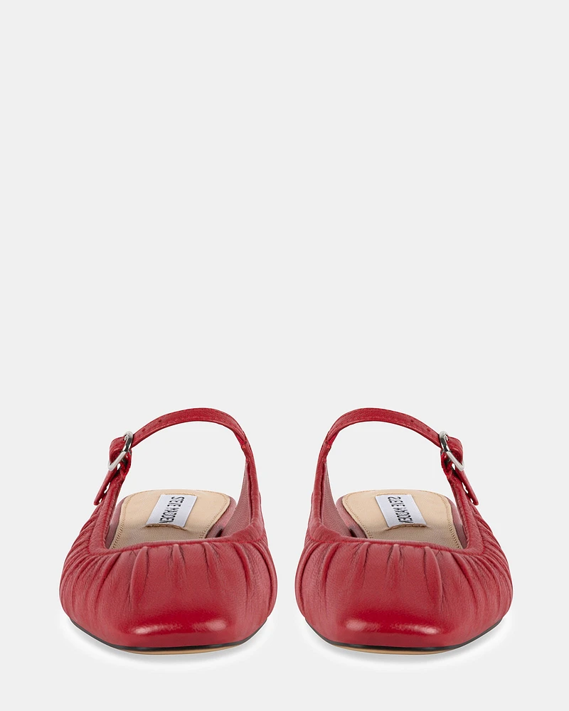 GISELEE RED LEATHER