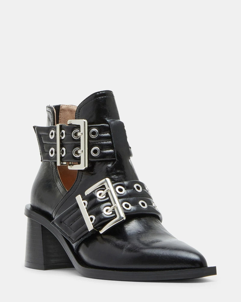 GRAZIA BLACK LEATHER