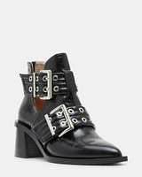 GRAZIA BLACK LEATHER