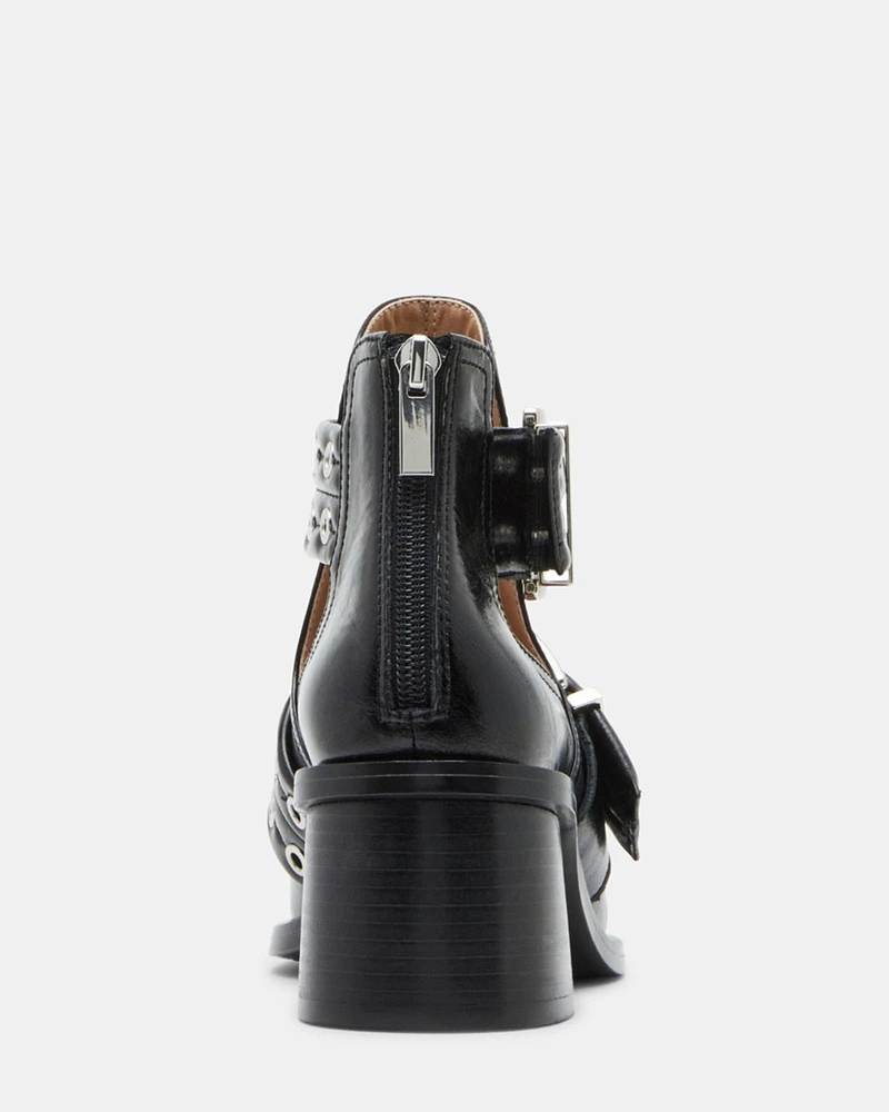 GRAZIA BLACK LEATHER