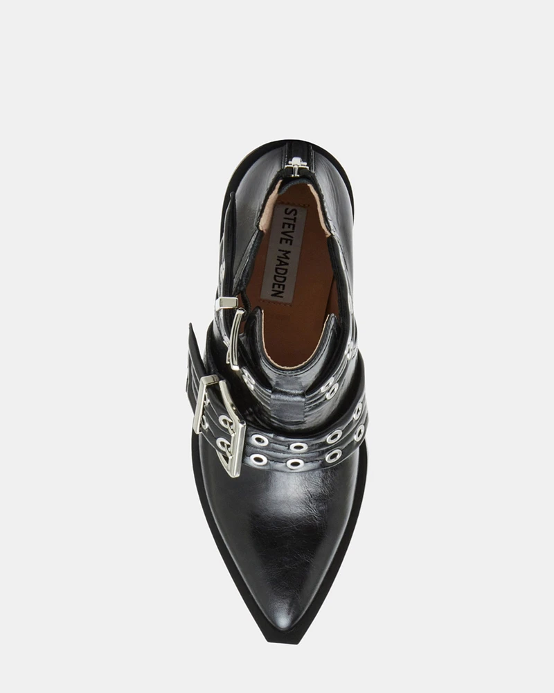 GRAZIA BLACK LEATHER