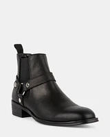 HORTONN BLACK LEATHER